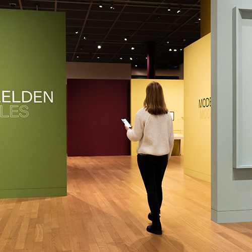 Tentoonstelling doorlopen